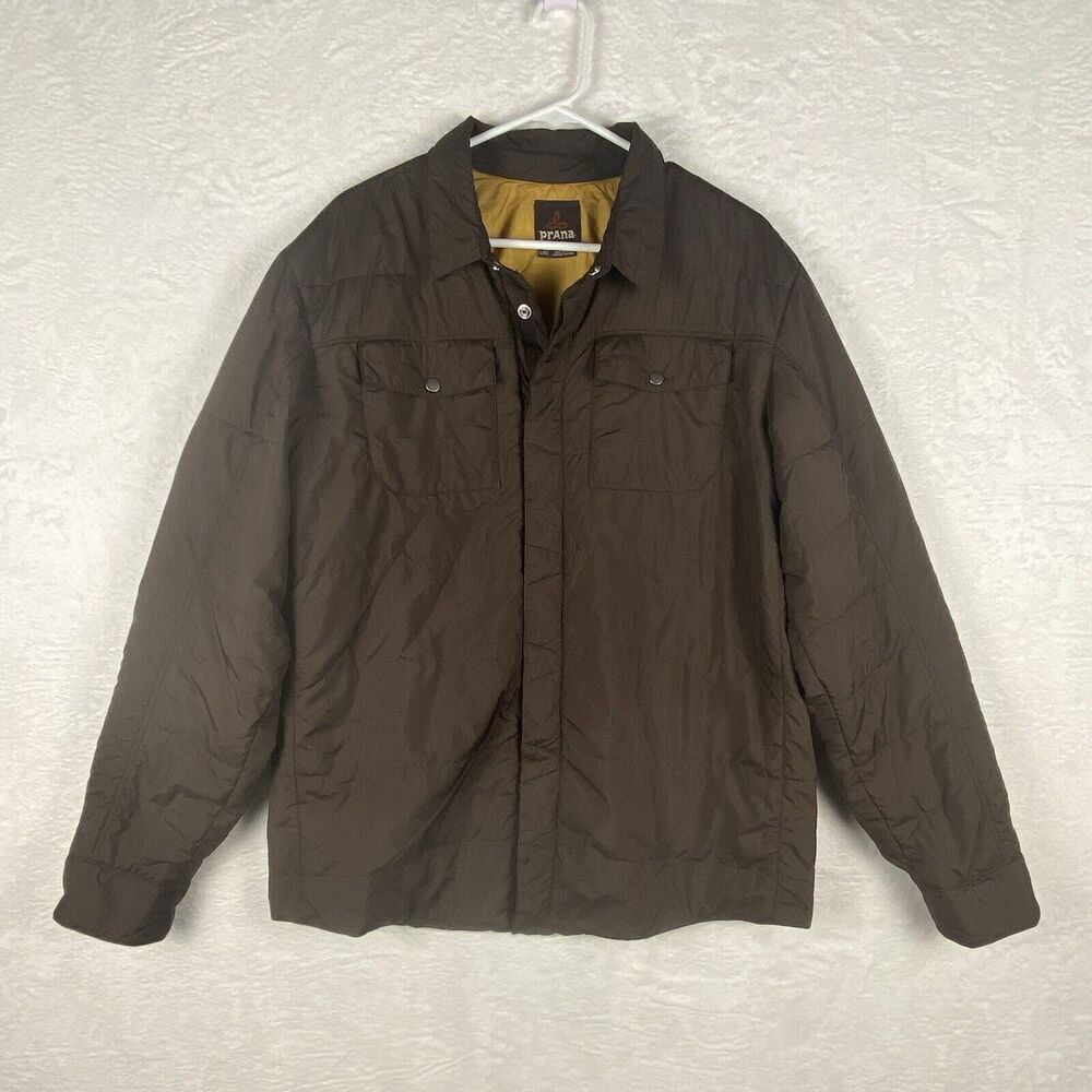 Prana Brown Lightweight Shirt Jacket